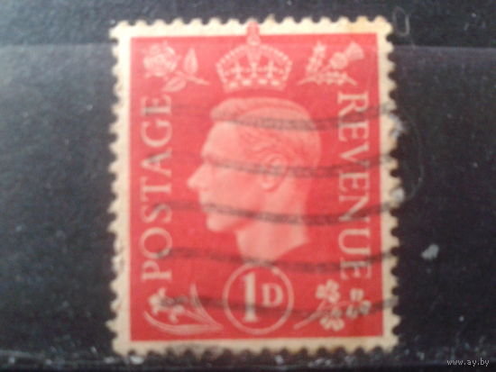 Англия 1941 Король Георг 6  1 пенни
