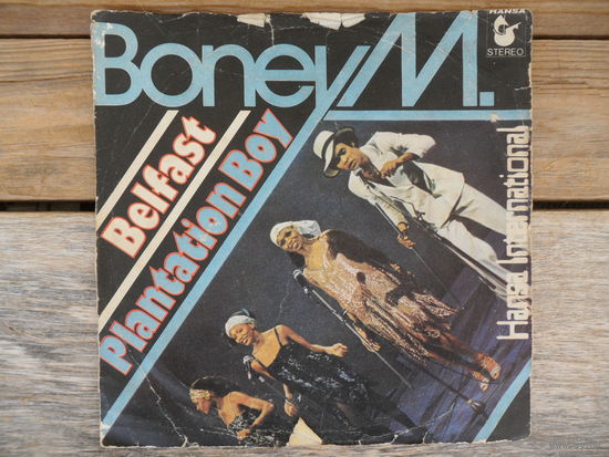 Миньон (45 об/мин) - Boney M - Plantation boy / Belfast - Hansa/Jugoton, Югославия