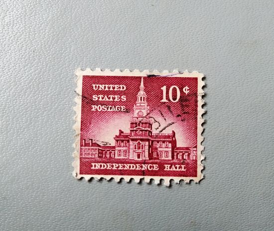 Марка США 1956 год Индепендес-холл