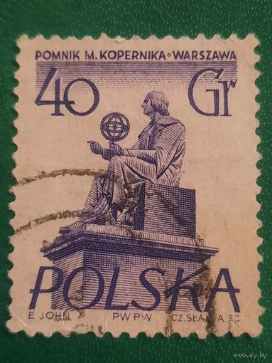 Польша. Памятник М.Копернику в Варшаве