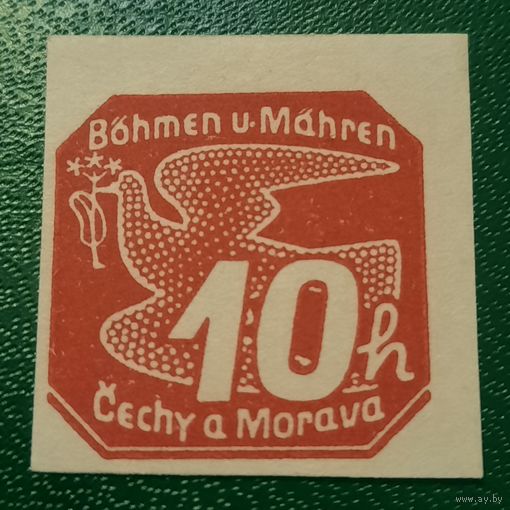 Германия. Третий рейх 1943. Богемия и Моравия. Газетная марка