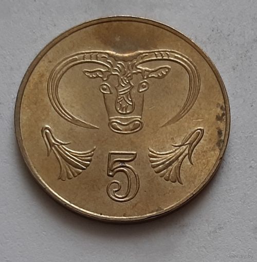 5 центов 2001 г. Кипр