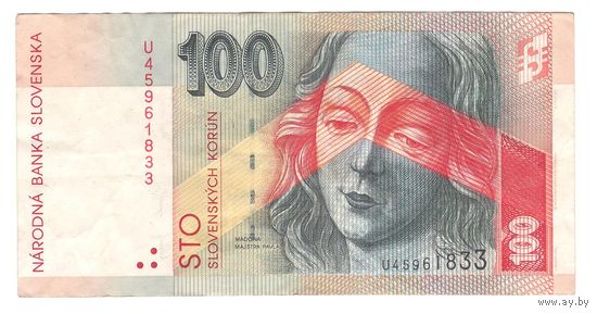 Словакия 100 крон 2004 года