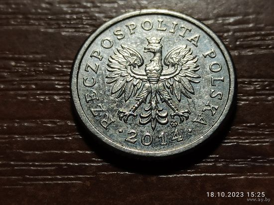 Польша 10 грошей 2014