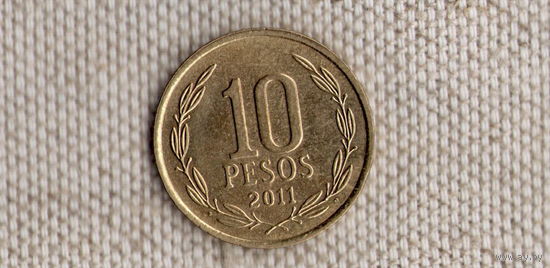 Чили 10 песо 2011(Uss)