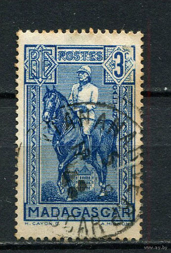 Французские колонии - Мадагаскар - 1936 - Генерал Жозеф Симон Галлиени 3С - [Mi.229] - 1 марка. Гашеная.  (Лот 53Dd)