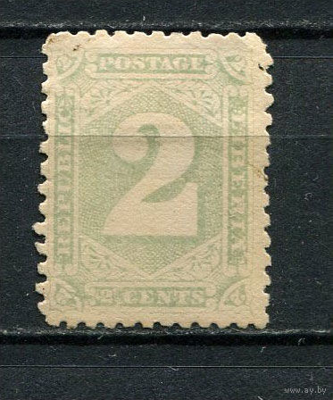 Либерия - 1886/1899 - Цифры 2С - [Mi.19] - 1 марка. MH.  (LOT At25)