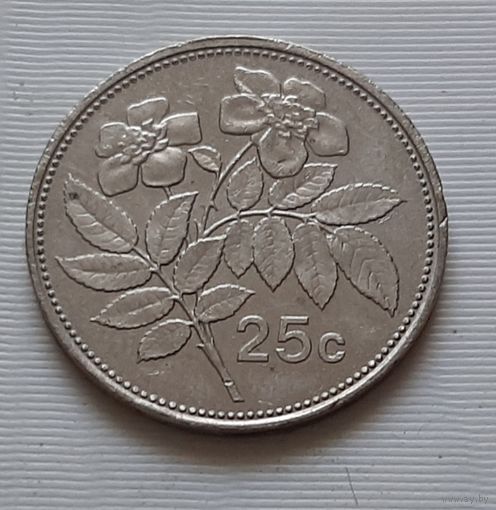 25 центов 2001 г. Мальта