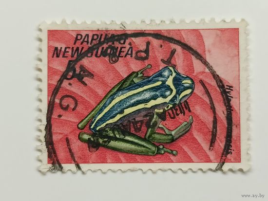 Папуа Новая Гвинея 1968. Сохранение фауны - лягушки