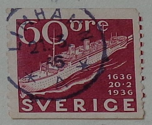 Пассажирский лайнер. Швеция. Дата выпуска:1936-02-20