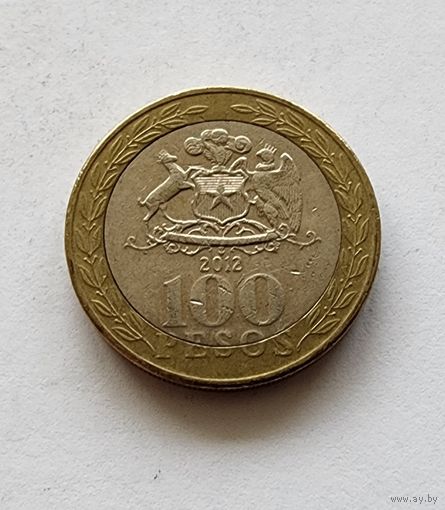 Чили 100 песо, 2012