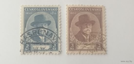 Чехословакия 1935. 85 лет со дня рождения президента Томаса Гаррига Масарика, 1850-1937
