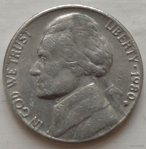 5 центов 1980 D США. Возможен обмен