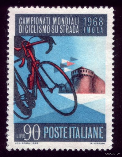 1 марка 1968 год Италия 1279