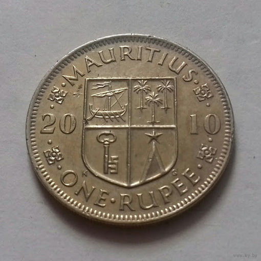 1 рупия, Маврикий 2010 г.
