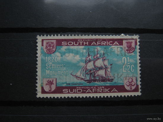 Транспорт, корабли, флот, гербы, парусники Южная Африка марка