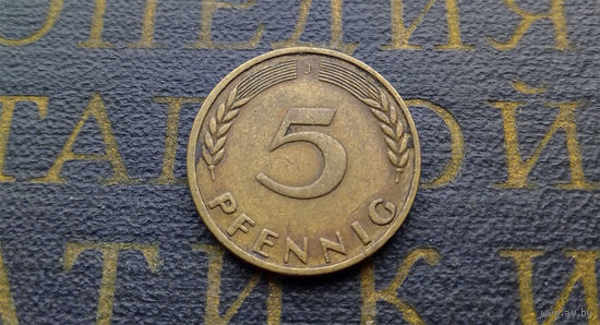 5 пфеннигов 1950 (J) Германия ФРГ #06