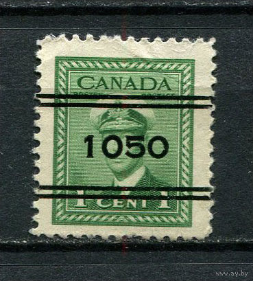 Канада - 1942/1943 - Король Георг VI 1C с предварительным гашением - 1 марка. Чистая без клея.  (Лот 34EC)-T5P3