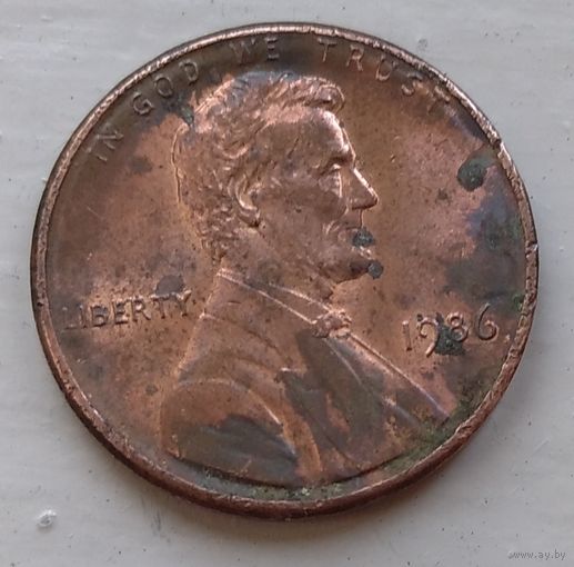 1 цент 1986 США. Возможен обмен