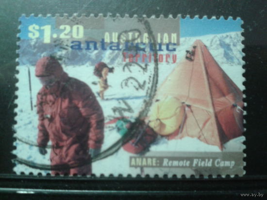Антарктические территории 1997 Временный палаточный лагерь