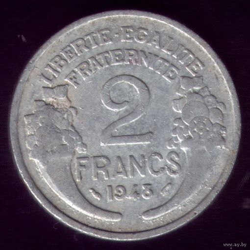 2 Франка 1948 год Франция