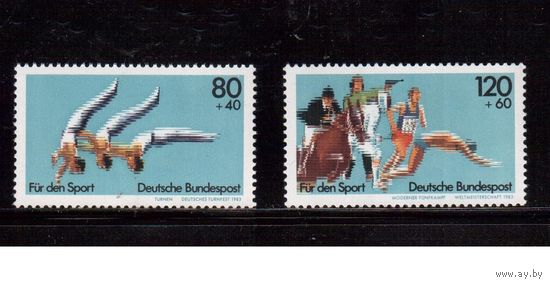 Германия(ФРГ)-1983,(Мих.1172-1173), ** ,   Спорт