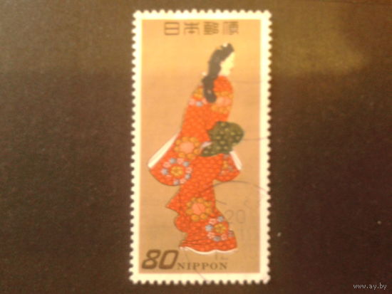 Япония 1996 переиздание Недели филателии 1948 г., живопись