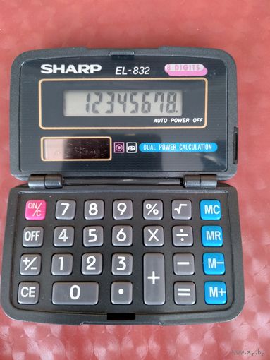 Калькулятор SHARP EL-832. Япония