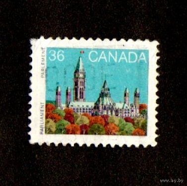 Марка Канады-1987 -Здание парламента.