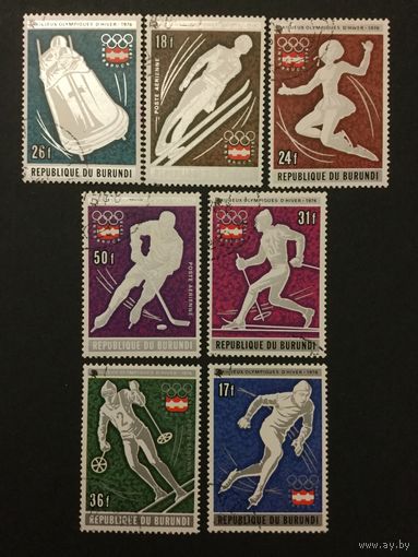 Зимние олимпийские игры в Инсбруке. Бурунди,1976, 2 серии