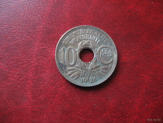 10 сантимов 1926 год Франция