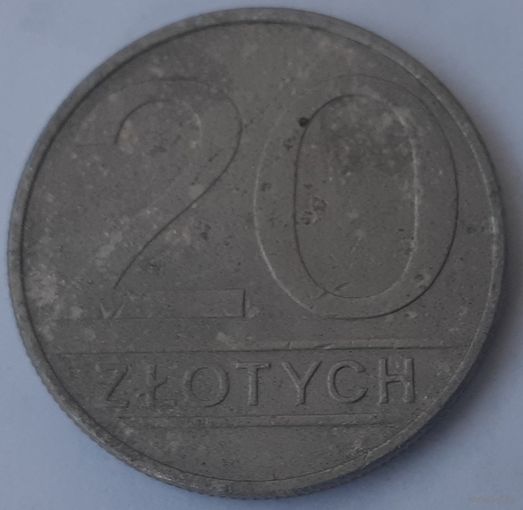 Польша 20 злотых, 1986 (4-13-42)