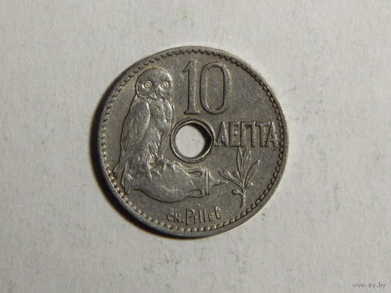 Греция 10 лепта 1912г