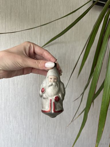 Елочная игрушка Дед Мороз СССР редкий