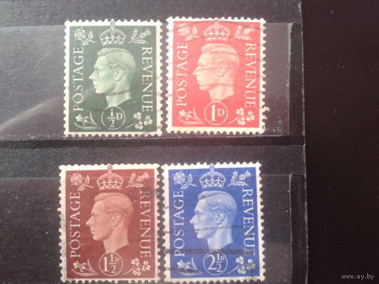 Англия 1941-2 Король Георг 6 4 марки