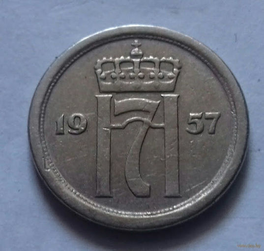 10 эре, Норвегия 1957 г.