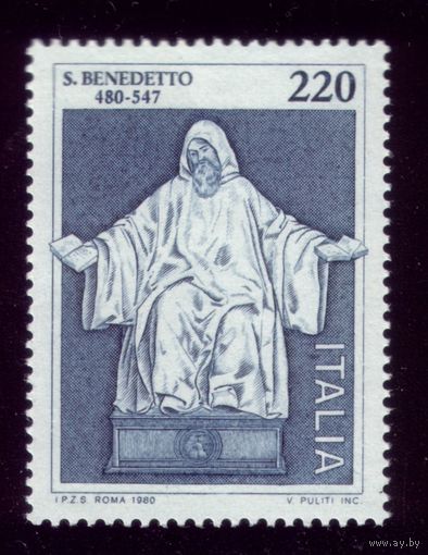 1 марка 1980 год Италия 1684