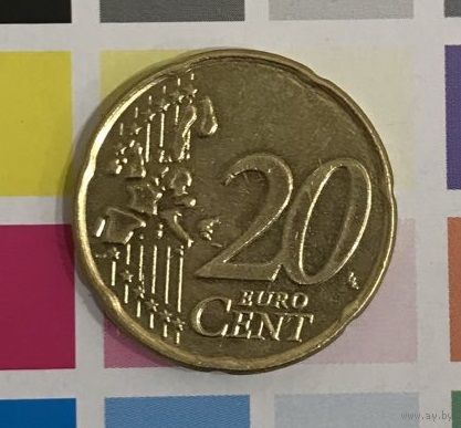 Бельгия 20 евроцентов 2006