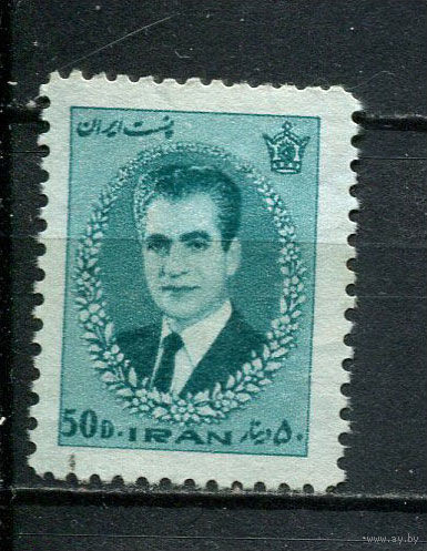 Иран - 1966/1969 - Шах Мохаммад Реза Пехлеви 10D - [Mi.1286] - 1 марка. Гашеная.  (LOT At42)