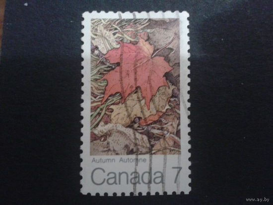 Канада 1971 листья клена