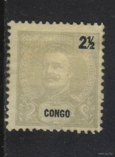Португалия Колонии Конго (Кабинда) 1898 Карл I Стандарт #13*
