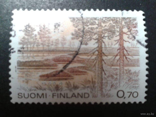 Финляндия 1981 болото, нац. парк