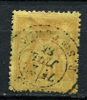Франция - 1879 - Аллегория 25С - [Mi.78] - 1 марка. Гашеная.  (Лот 100CA)