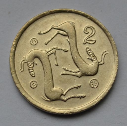 Кипр, 2 цента 1988 г.