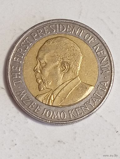 Кения 20 шиллингов 2005 года .