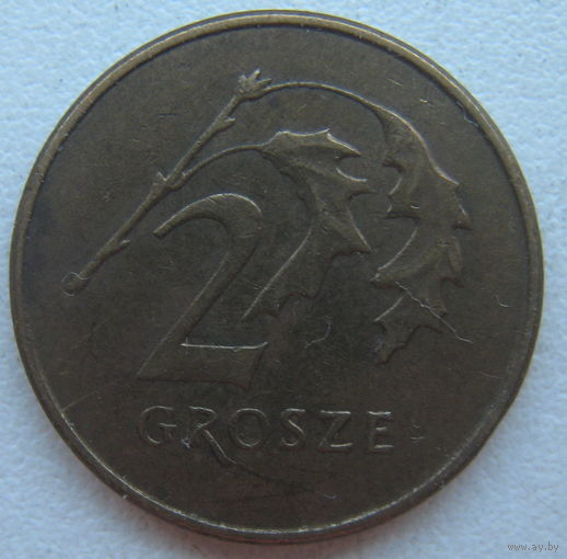 Польша 2 гроша 2009 г.