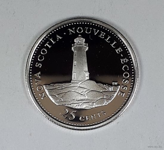 Канада 25 центов 1992 125 лет Конфедерации Канада - Новая Шотландия