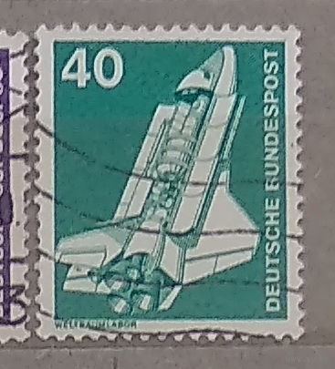 Авиация космос шатл Германия ФРГ  1975  год  лот 4