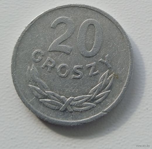 Польша 20 грошей 1960
