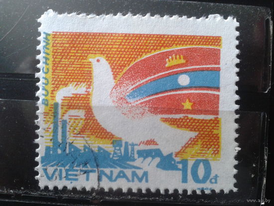 Вьетнам 1984 Голубь мира, солидарность с Лаосом и Камбоджей
